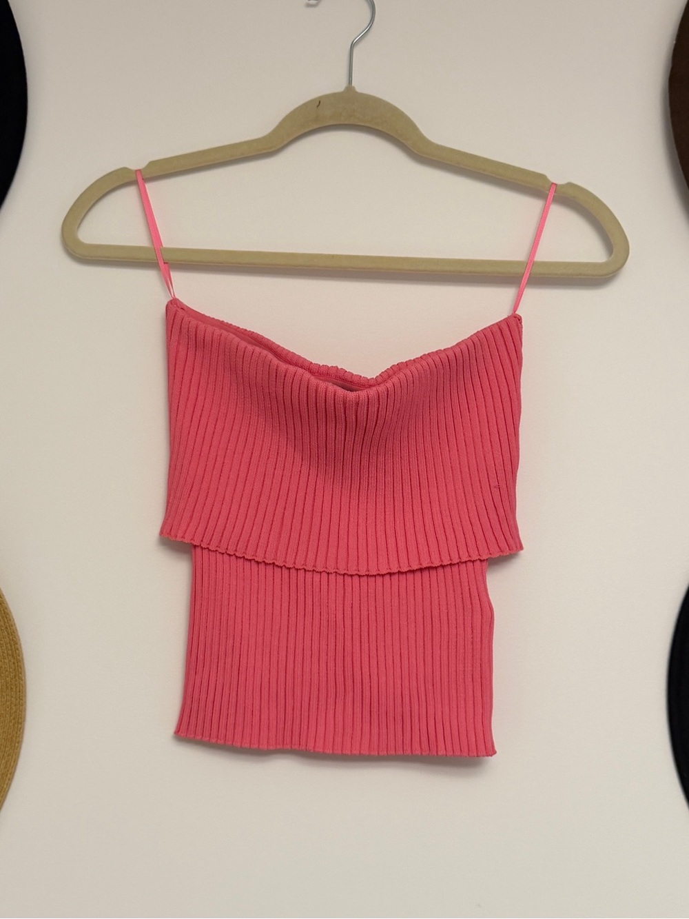 NWOT Zara Ribbed Tube Top - Picture 2 of 3